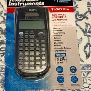 Texas Instruments TI-36X Pro Advanced Calculator - Black and Gray